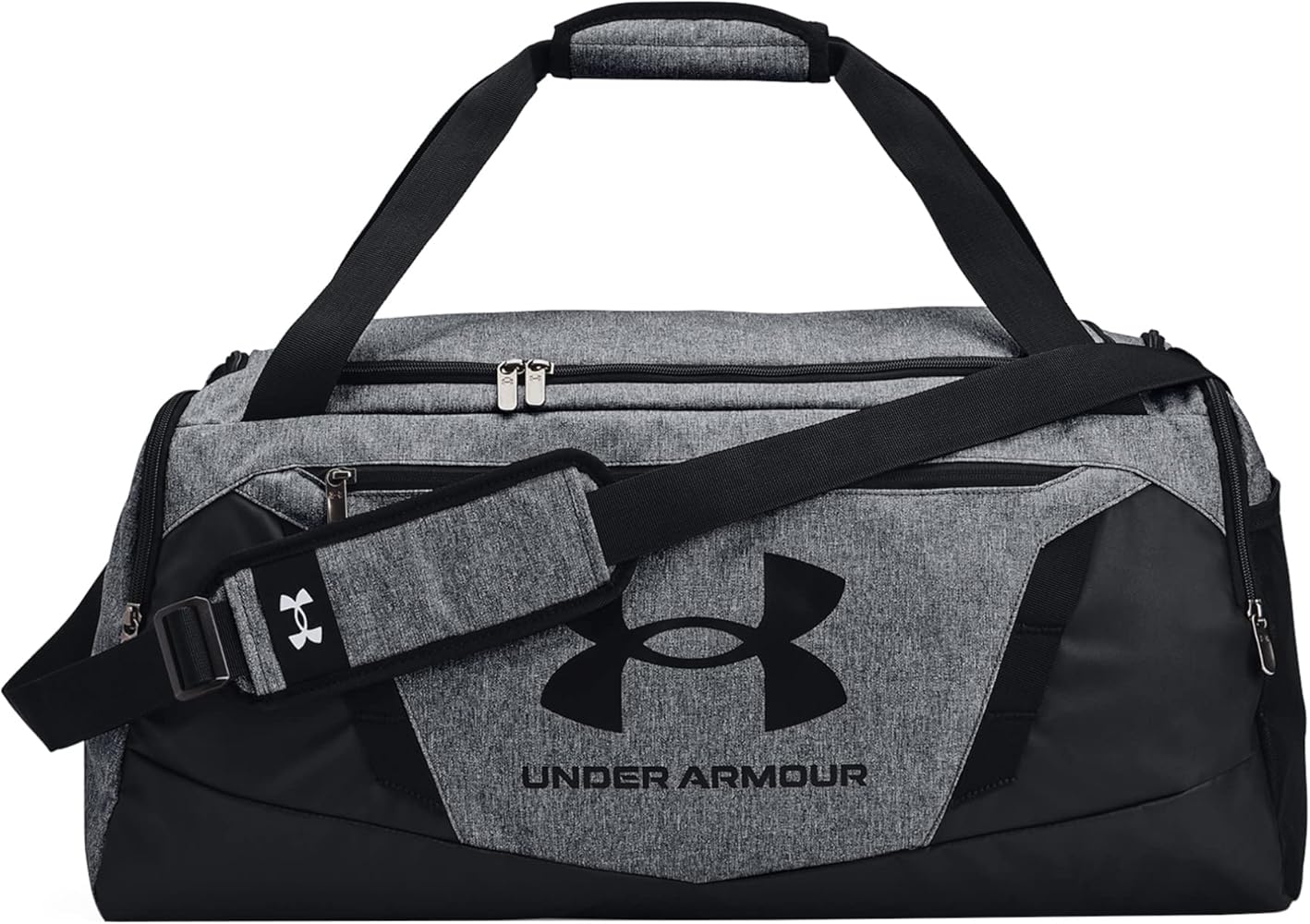 Under Armour Men's 58L Undeniable Medium Duffle Bag, Pitch Gray Medium Heather/Black
