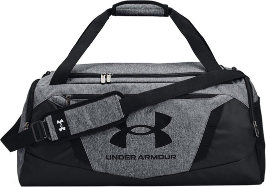 Under Armour Men's 58L Undeniable Medium Duffle Bag, Pitch Gray Medium Heather/Black