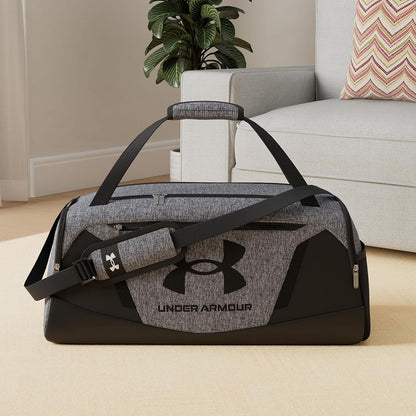 Under Armour Men's 58L Undeniable Medium Duffle Bag, Pitch Gray Medium Heather/Black
